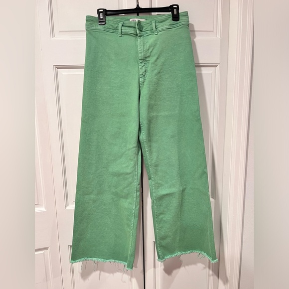 COPY - Zara ZW High Waisted Sailor Straight Jeans Size 10/30 - Picture 2 of 4